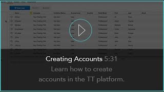 Creating Accounts 