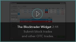 The Blocktrader Widget 