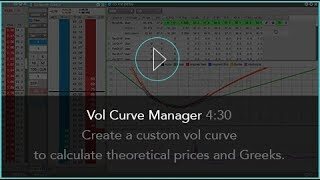 Vol Curve Manager for Options Trading 